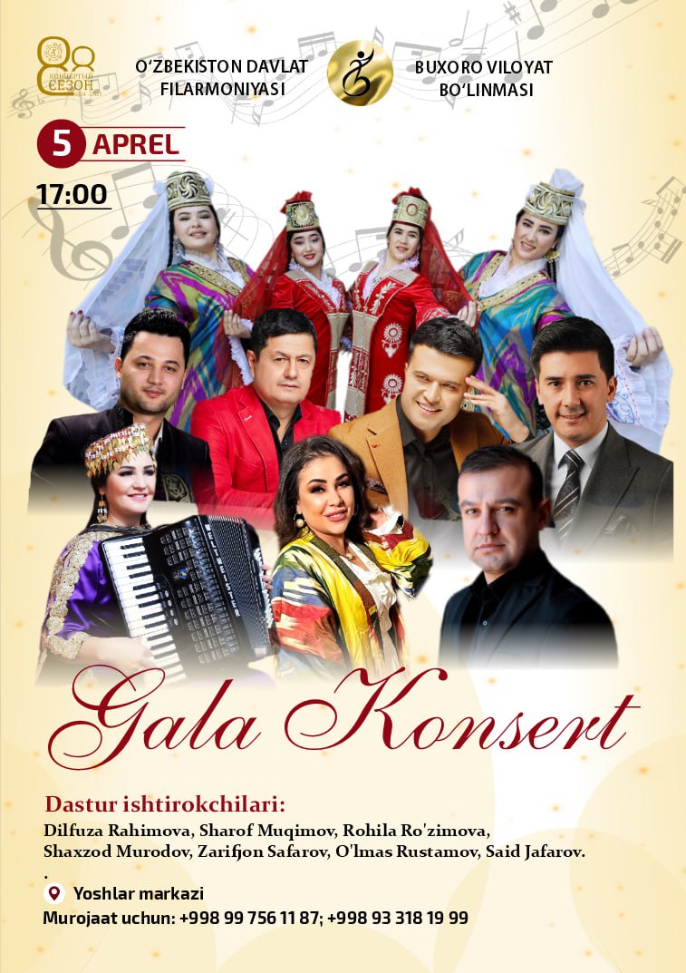 Buxoroda Gala konsert!